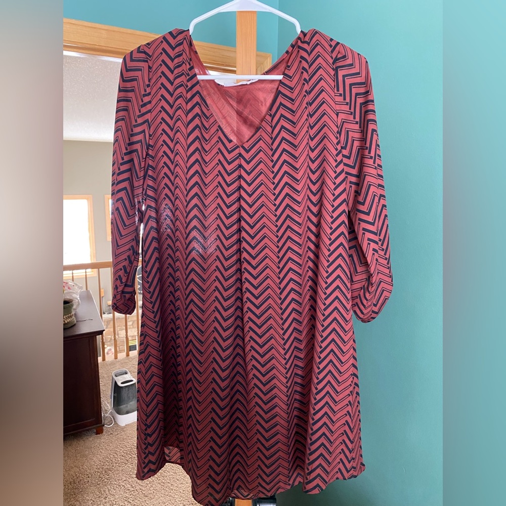 Lush chevron dress.